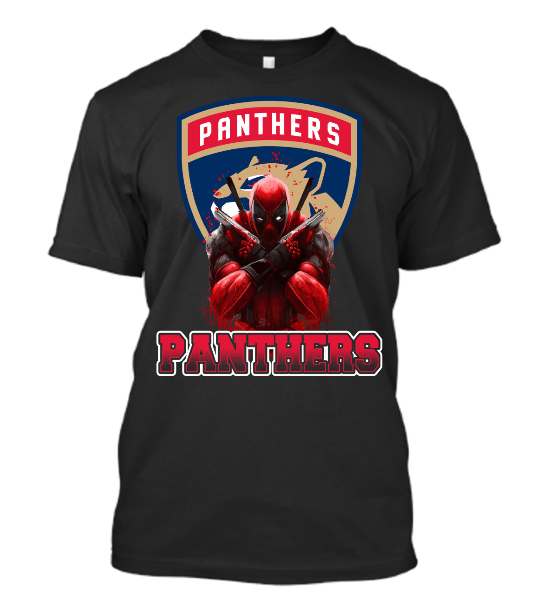 Florida Panthers Deadpool Crossover T-Shirt