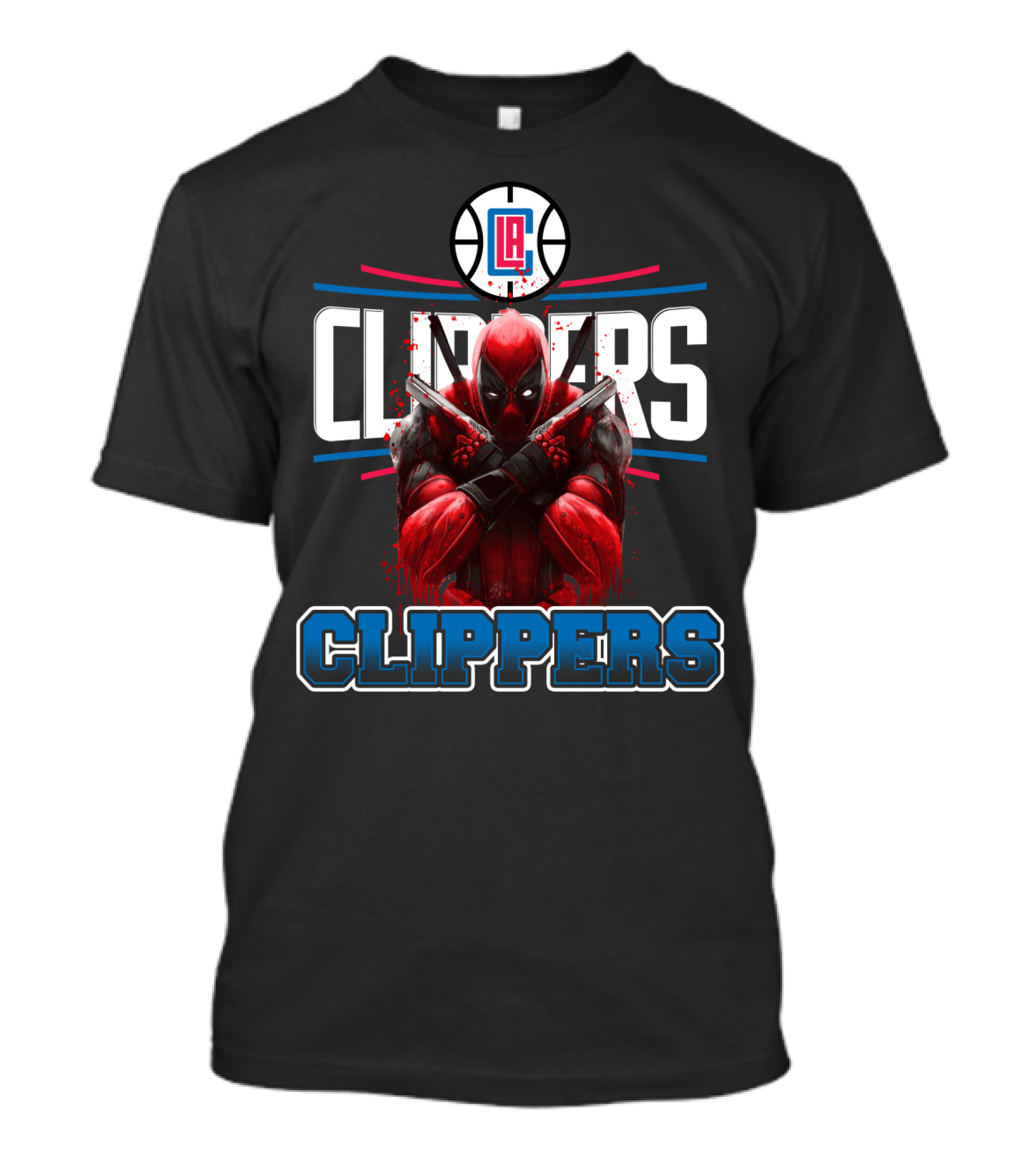 LA Clippers Deadpool Crossover Basketball Fan Favorite T-Shirt