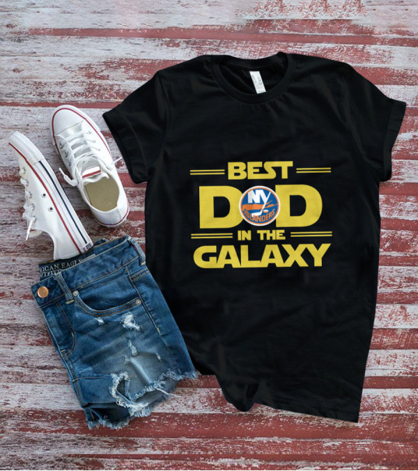 Best Dad In The Galaxy New York Islanders T-Shirt