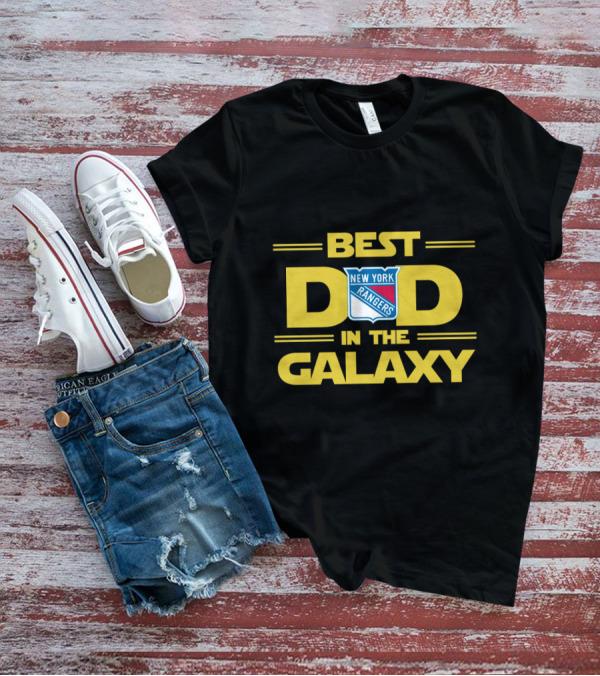 Best New York Rangers Dad In The Galaxy Star Wars T-Shirt