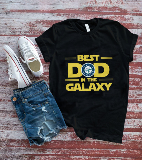Seattle Mariners Best Dad In The Galaxy T-Shirt