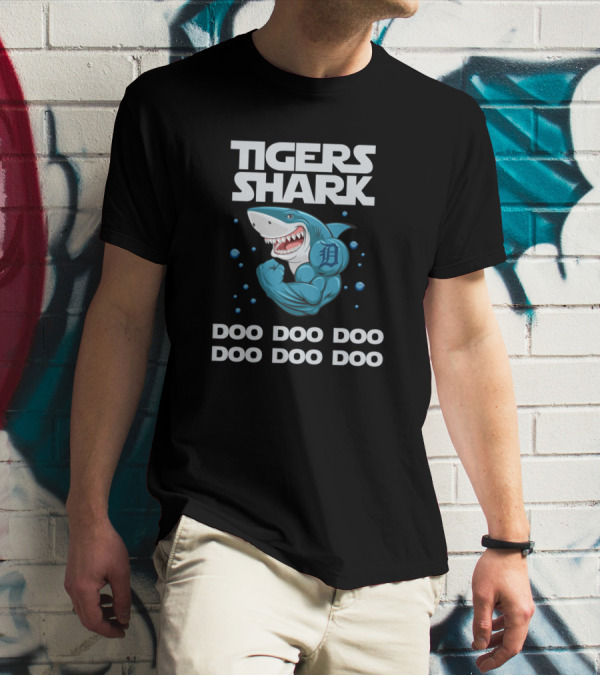 Tigers Shark Detroit Doo Doo Doo Mlb T-Shirt