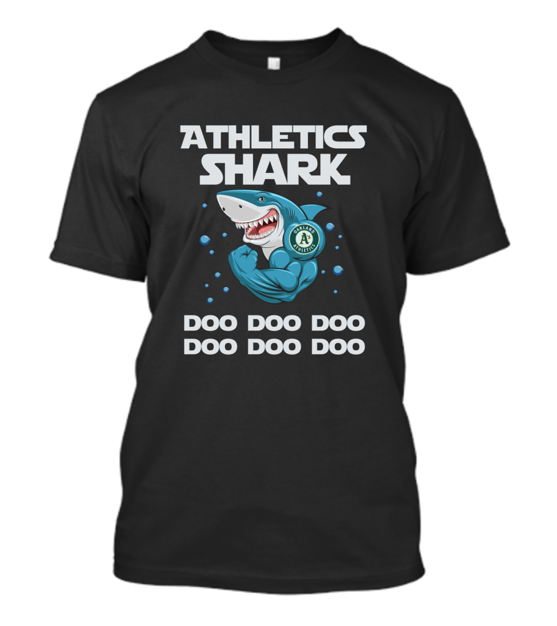 Athletics Shark Oakland Athletics Doo Doo Doo Mlb T-Shirt