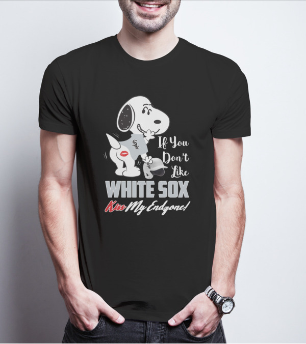 Snoopy If You Don't Like White Sox Kiss My Endzone T-Shirt