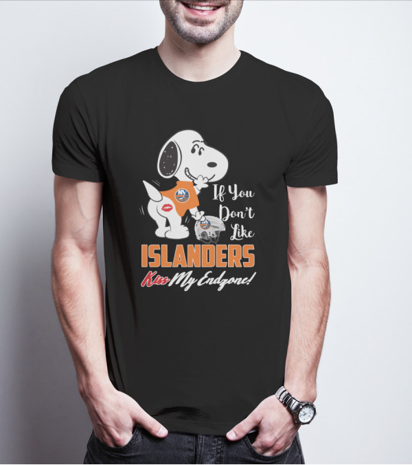Snoopy If You Don't Like Islanders Kiss My Endzone New York Islanders T-Shirt