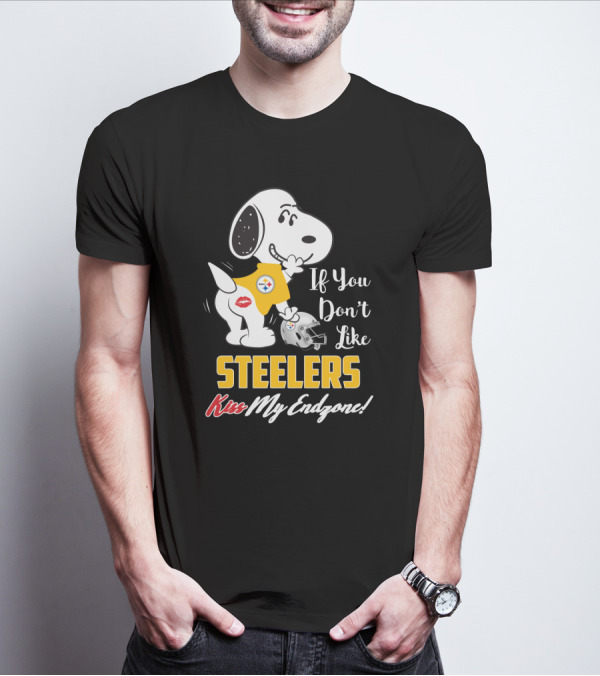 Snoopy Steelers Kiss My Endzone! If You Don't Like Steelers T-Shirt