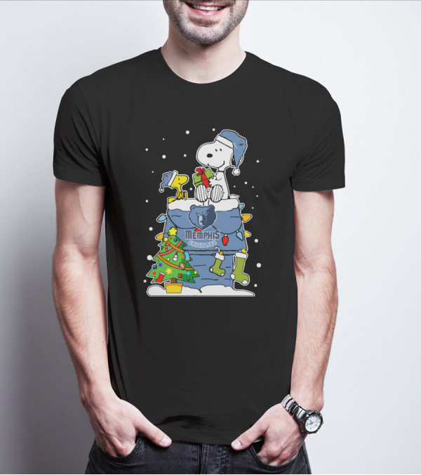 Memphis Grizzlies Snoopy Christmas Lover T-Shirt