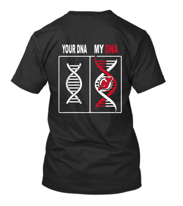 Your DNA My DNA New Jersey Devils Logo Hockey Fan T-Shirt