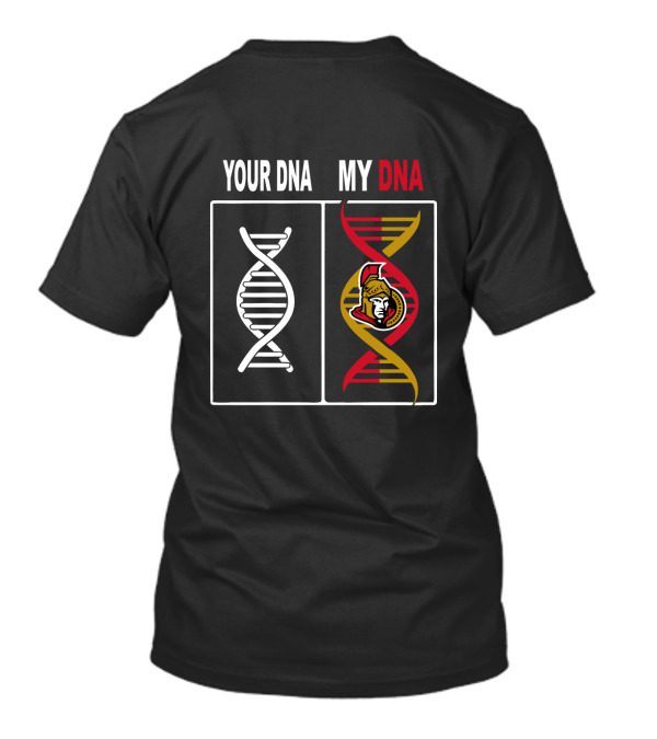 Your DNA My DNA Ottawa Senators Fan DNA Helix T-Shirt
