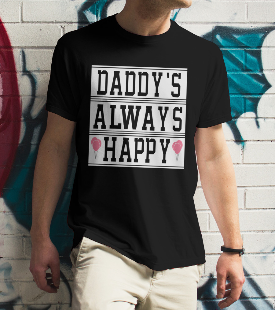 Daddy's Always Happy Balloons Gordon Hayward T-Shirt