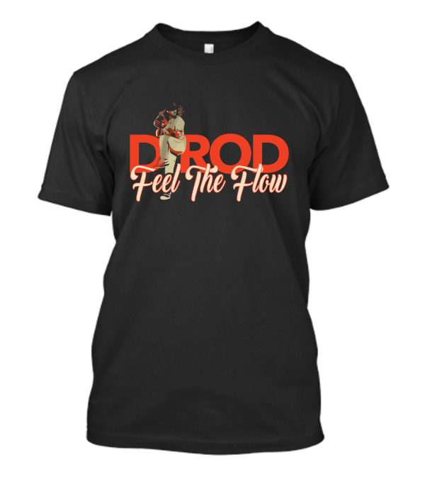 DROD Feel The Flow Baseball Pitching Pose T-Shirt
