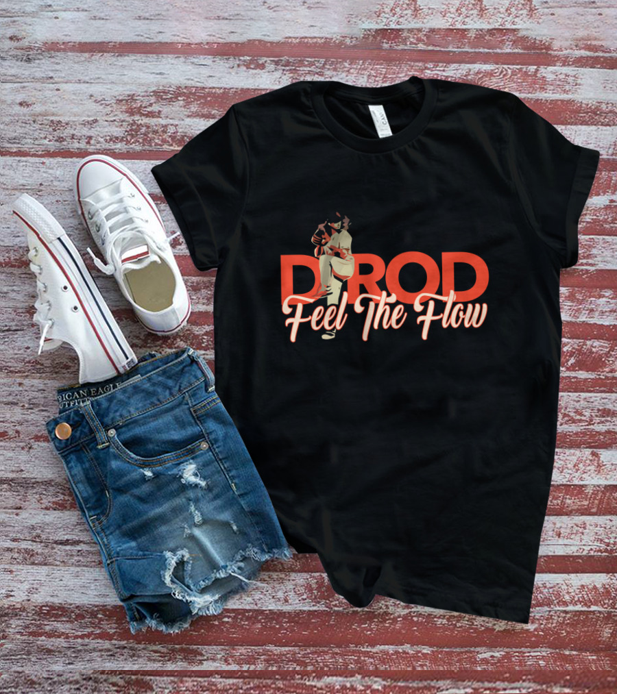 DROD Feel The Flow Baseball Pitching Pose T-Shirt