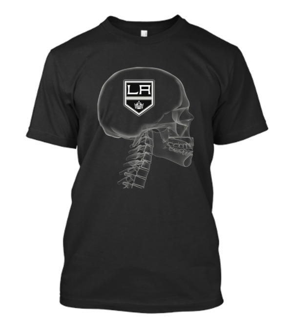 Los Angeles Kings LA Hockey Skull T-Shirt
