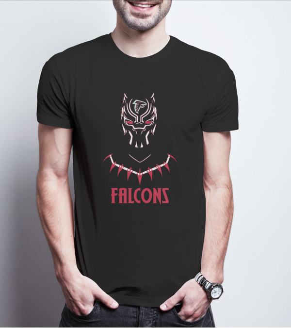 Black Panther Atlanta Falcons Fans Fandom T-Shirt