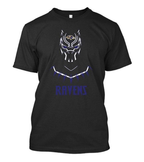 Ravens Black Panther Baltimore Fans T-Shirt