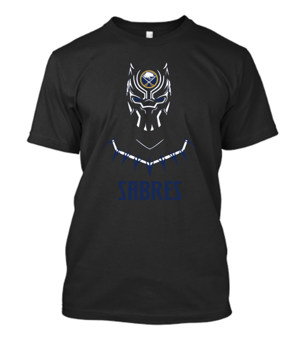 Sabres And Black Panther Fans Unite With Buffalo Hockey And Marvel Fusion T-Shirt