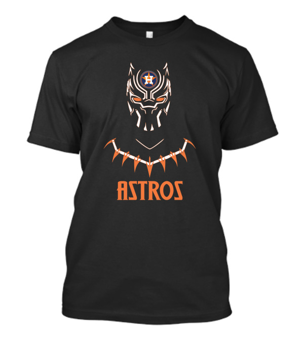 Astros Black Panther Crossover Fan Gear T-Shirt