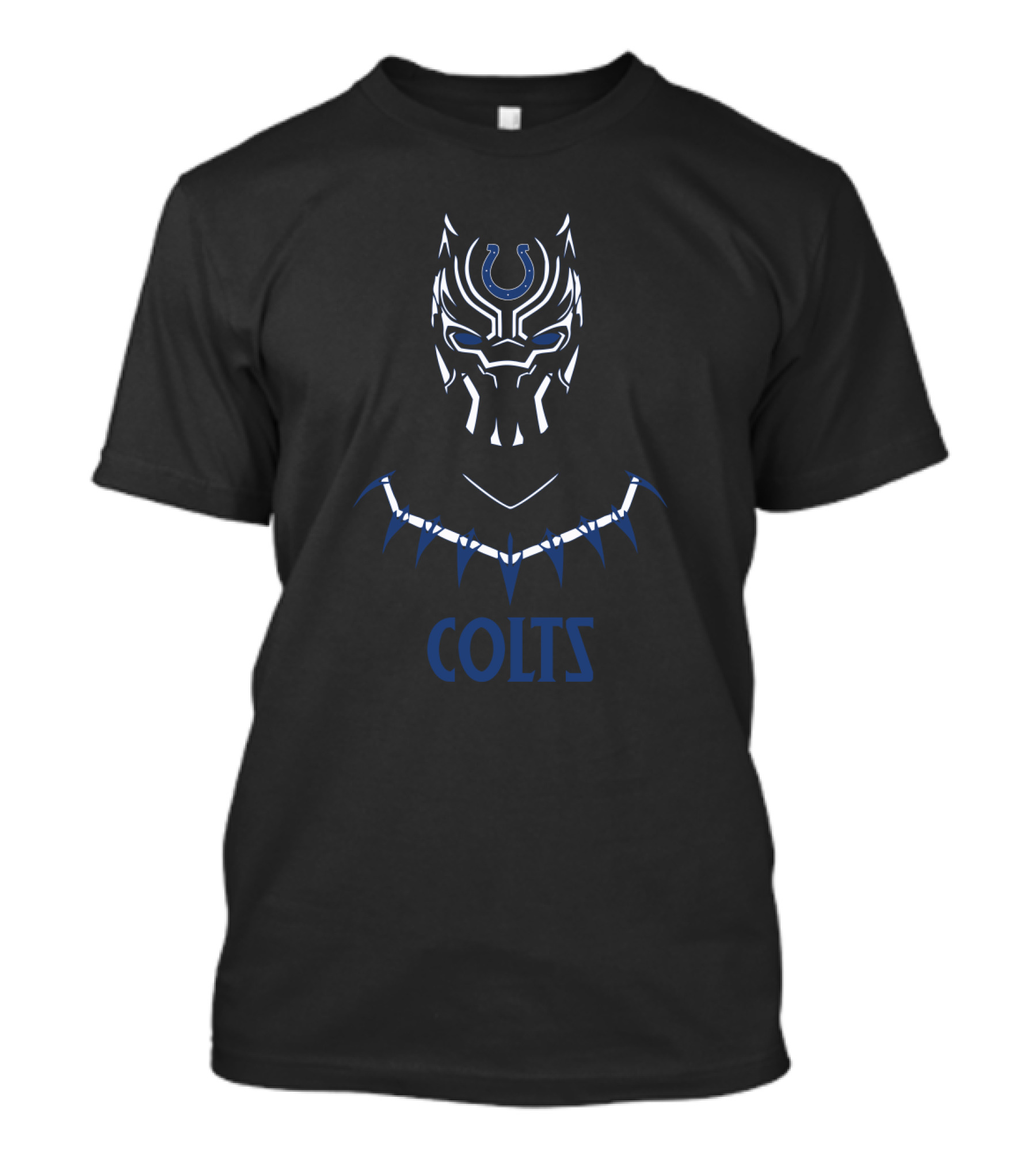 Indianapolis Colts Fans Black Panther Inspired T-Shirt