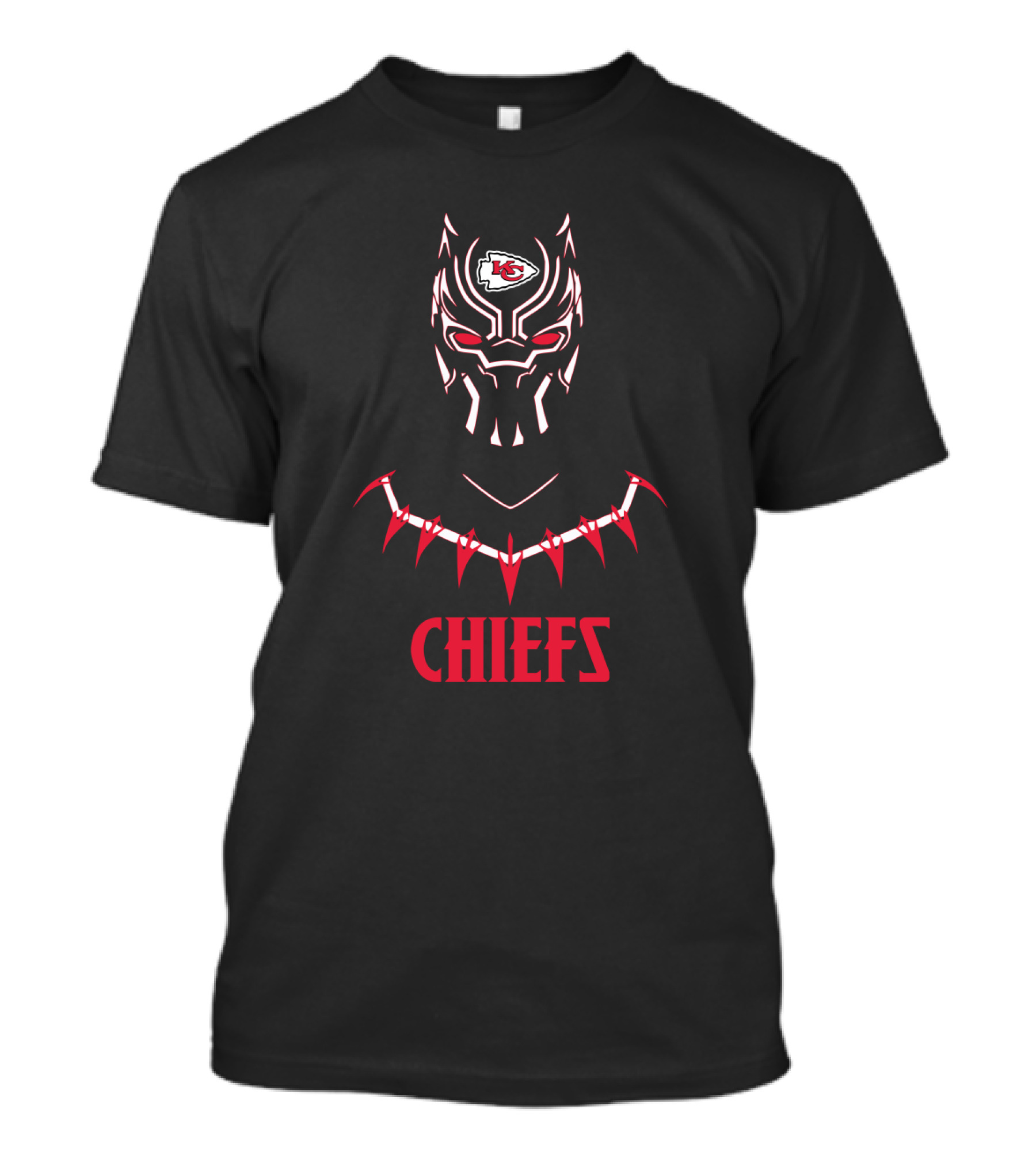 Black Panther Kansas City Chiefs Chiefs Fans T-Shirt