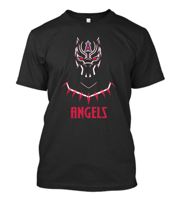 Black Panther Los Angeles Angels Fans T-Shirt