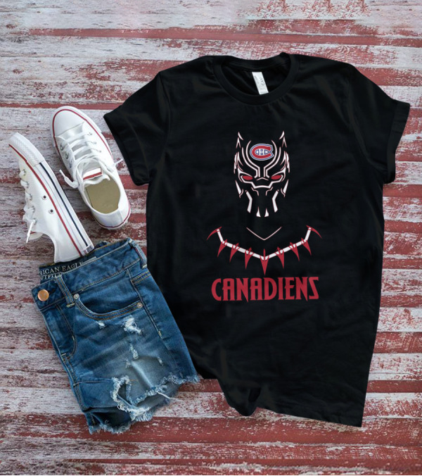 Montreal Canadiens Black Panther Collaboration Fans T-Shirt