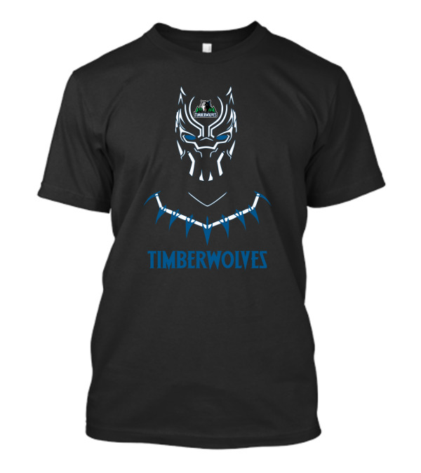 Timberwolves Black Panther Fans T-Shirt