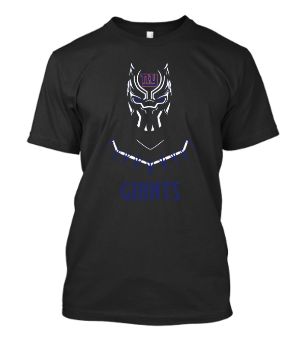 Black Panther New York Giants Nfl Fans T-Shirt