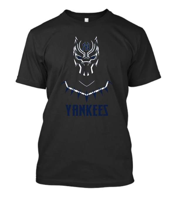 Yankees Black Panther Fan Art Collaboration T-Shirt