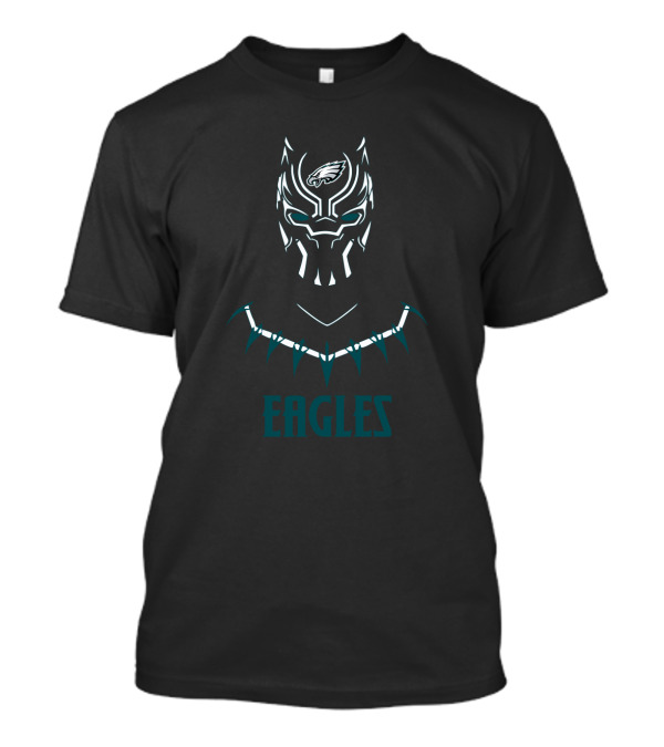Black Panther Philadelphia Eagles Fan T-Shirt