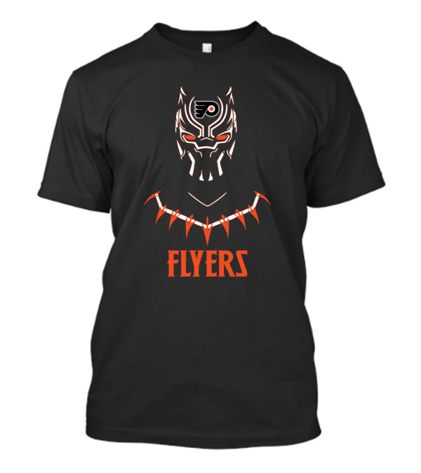 Philadelphia Flyers Black Panther Mask Fan T-Shirt