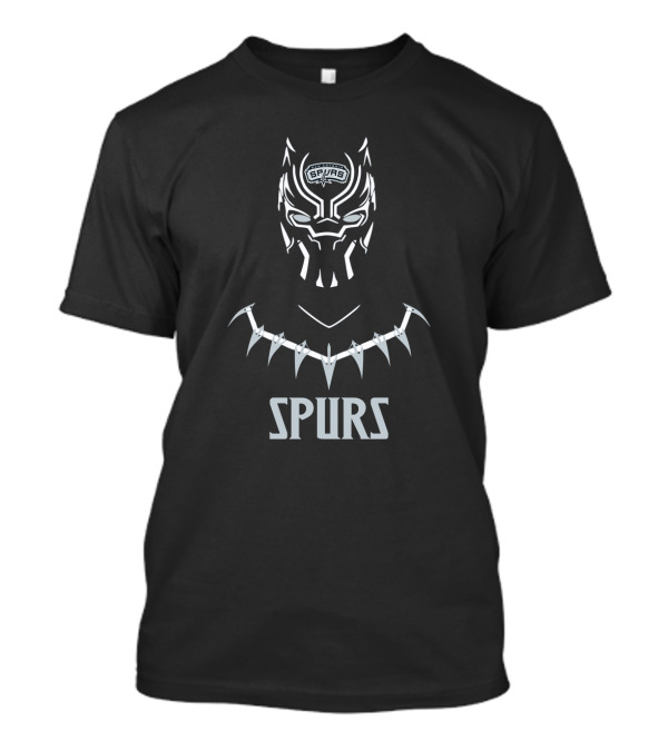 Spurs Black Panther Fan Crossover T-Shirt