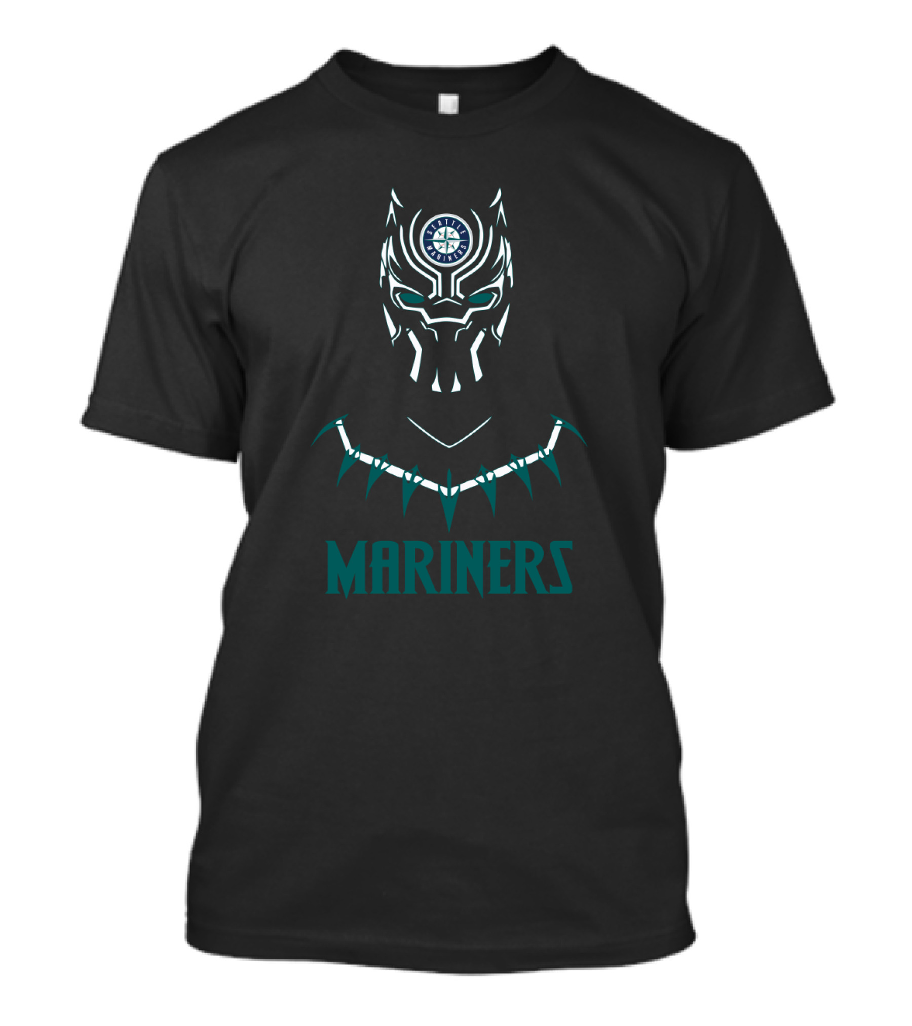 Seattle Mariners Black Panther Fans T-Shirt