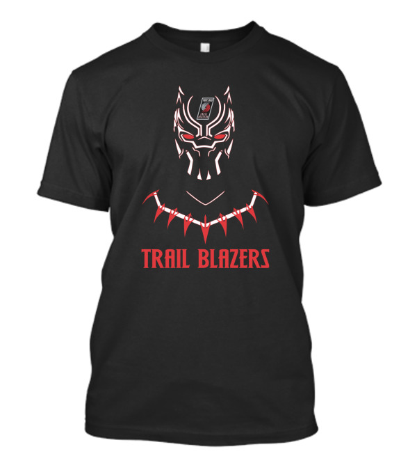 Trail Blazers Black Panther Fan T-Shirt