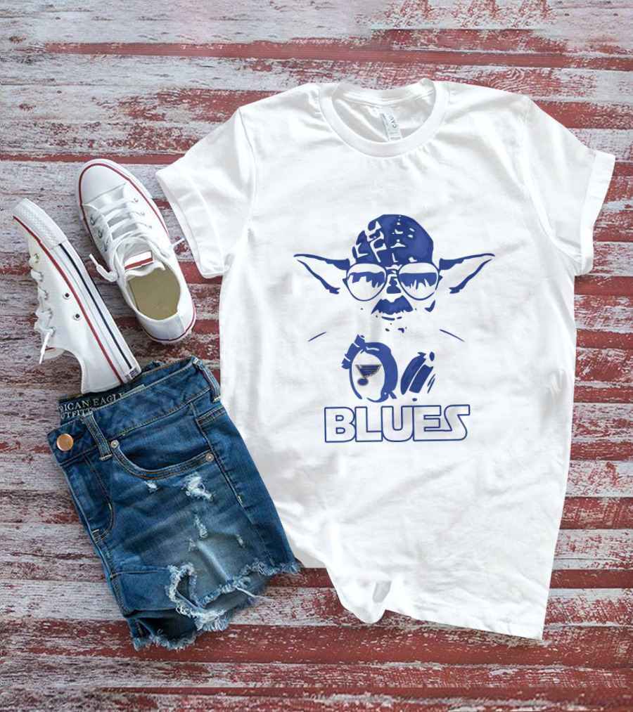 Yoda Star Wars St. Louis Blues Fan T-Shirt