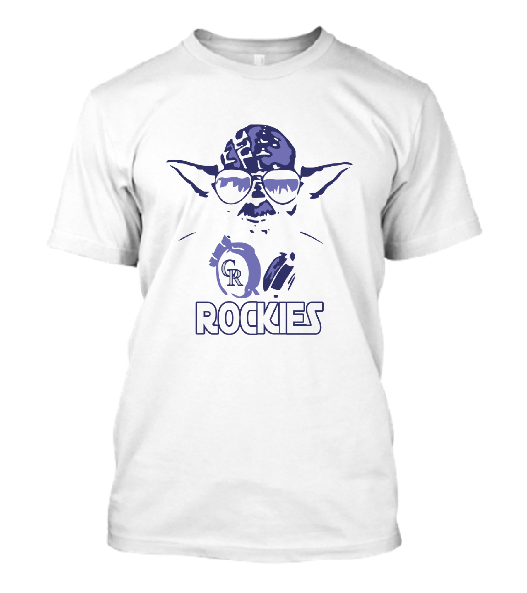 Yoda Rockies Colorado Star Wars Fans With CR T-Shirt