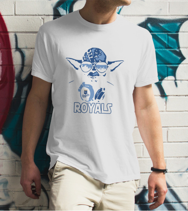 Yoda Royals KC Star Wars Kansas City Royals Fans T-Shirt