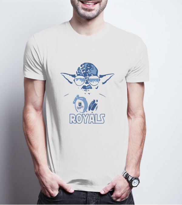 Yoda Royals KC Star Wars Kansas City Royals Fans T-Shirt