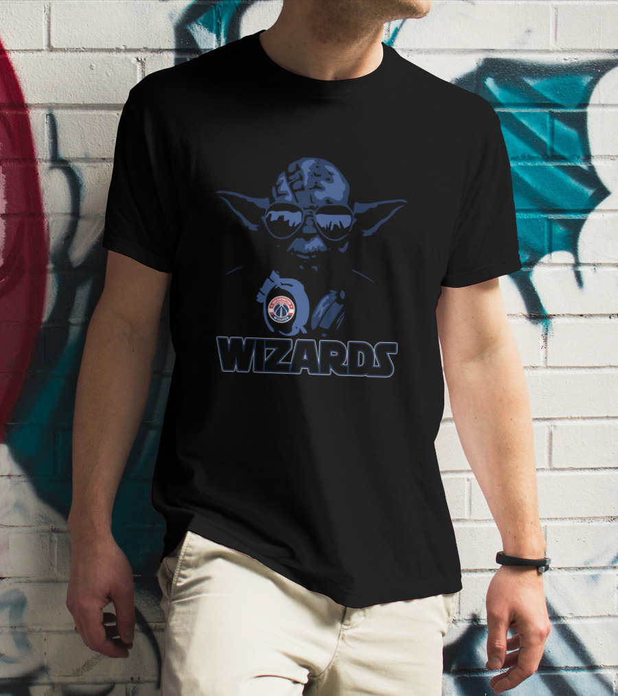 Wizards Yoda Star Wars Washington Basketball Fans T-Shirt
