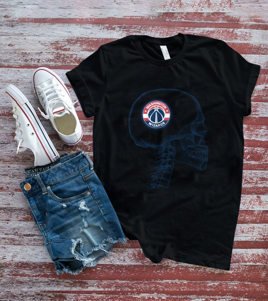 Washington Wizards Brain X-Ray Halloween T-Shirt