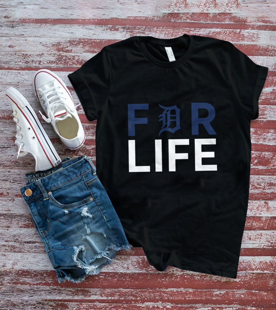 Detroit Tigers Fans Fdr Life T-Shirt