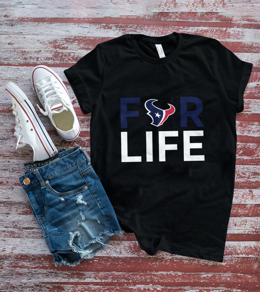 Houston Texans Fan Commitment For Life T-Shirt