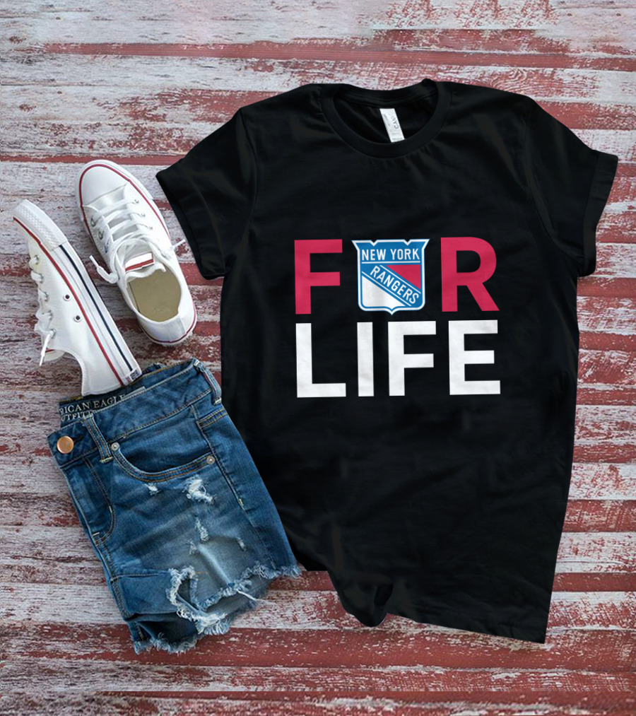 New York Rangers For Life Fans Loyalty T-Shirt