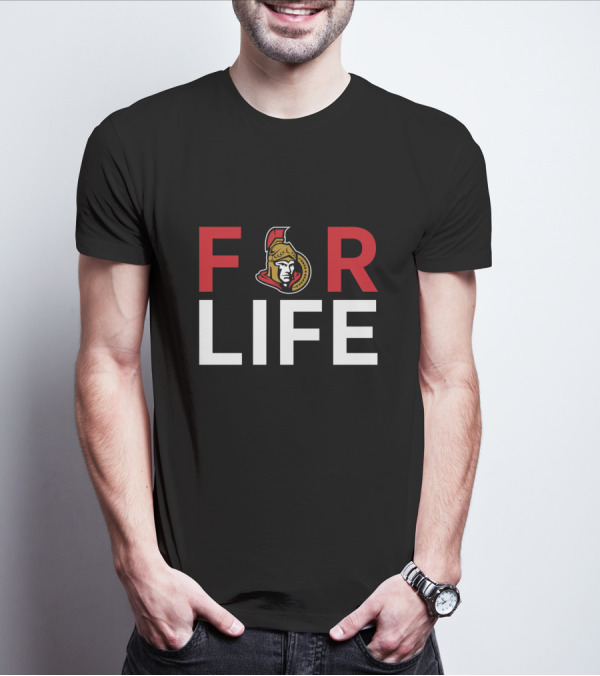 Ottawa Senators For Life Fan Spirit T-Shirt