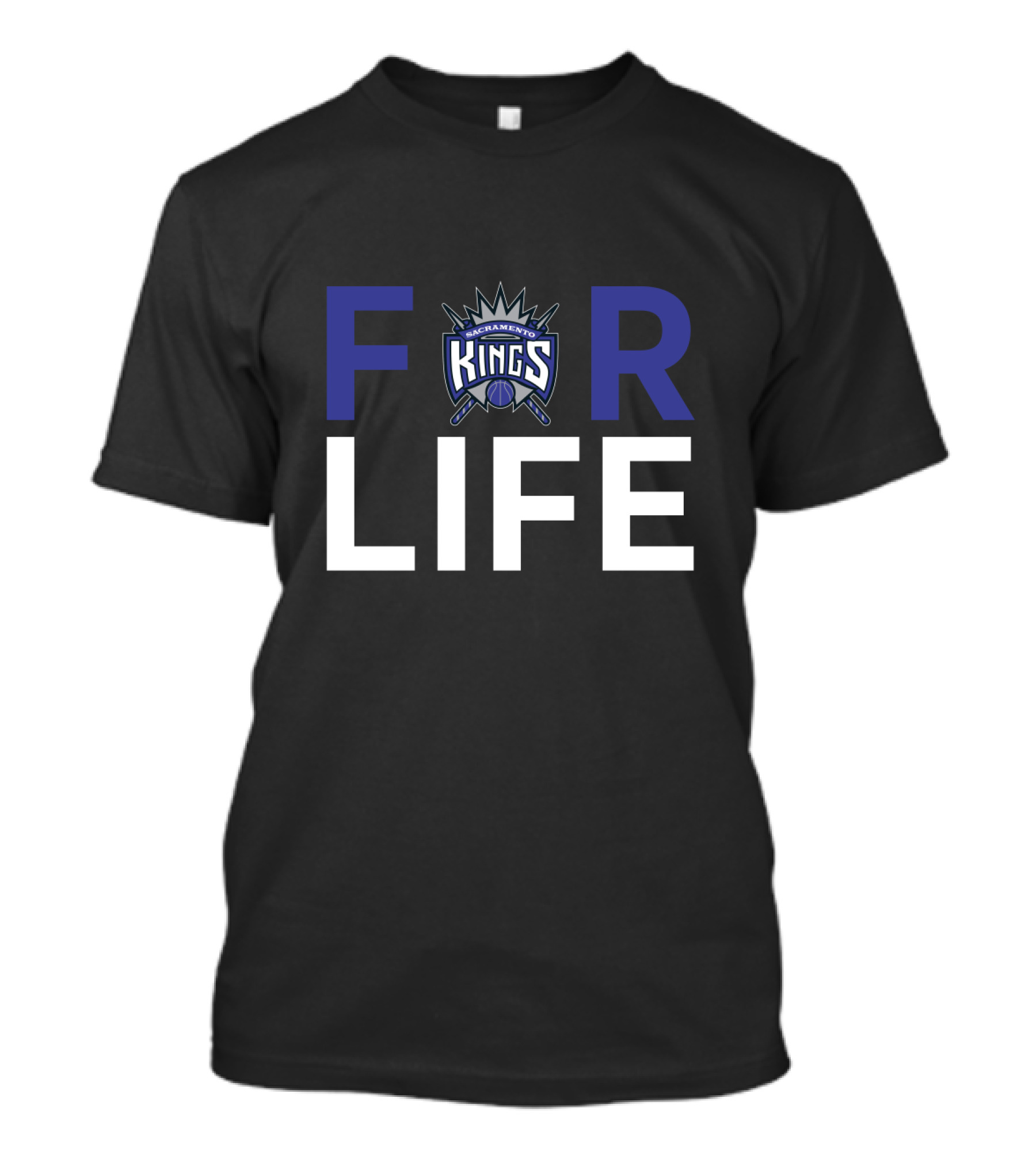 Sacramento Kings Logo For Life Fan Support T-Shirt