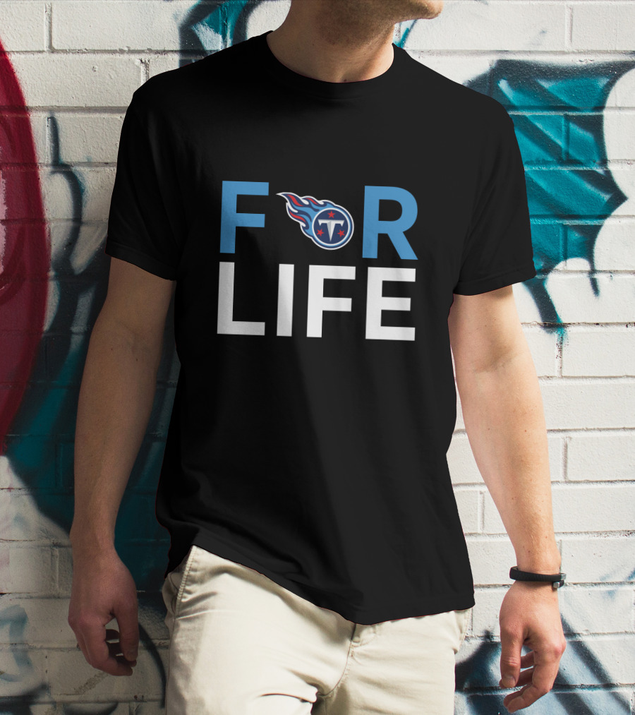 Tennessee Titans F Logo For Life Loyalty Fan Base T-Shirt