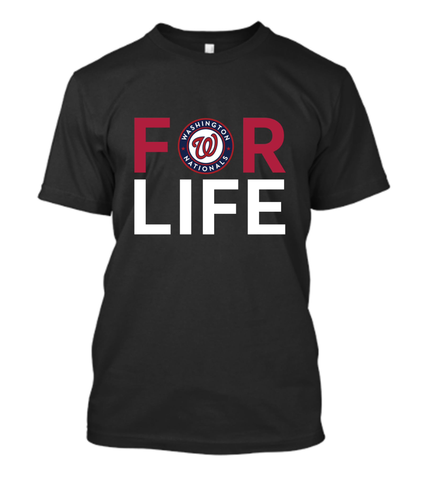 Washington Nationals For Life Fan Loyalty Commitment T-Shirt