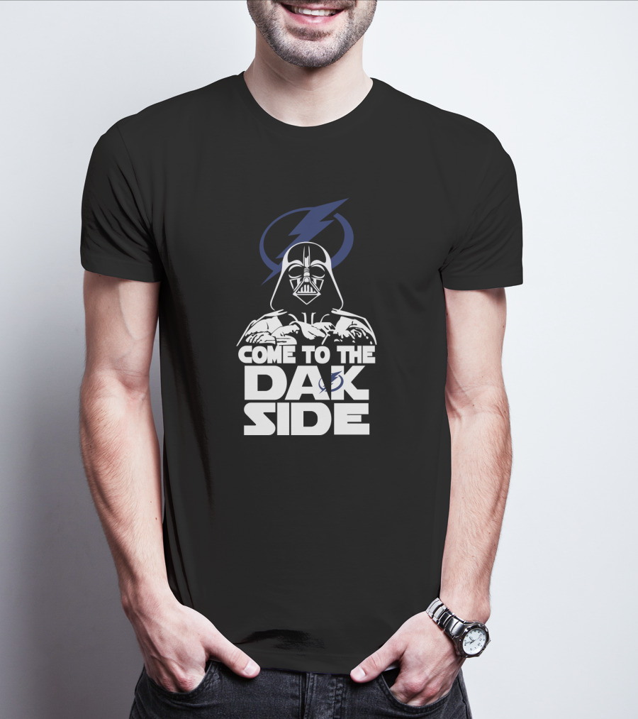 Darth Vader Come To The DAK Side Tampa Bay Lightning Fans T-Shirt