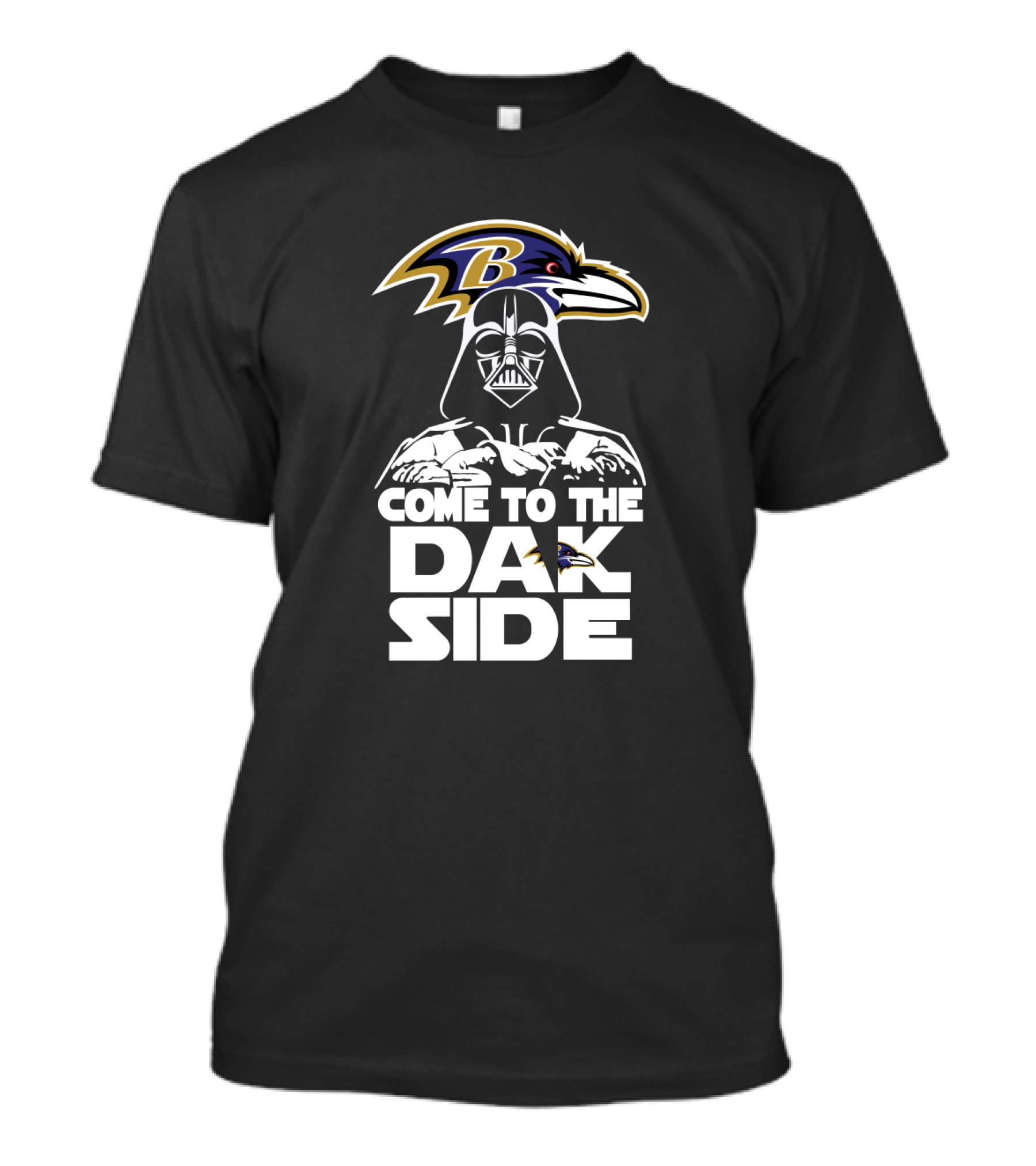 Darth Vader Baltimore Ravens Come To The Dark Side T-Shirt