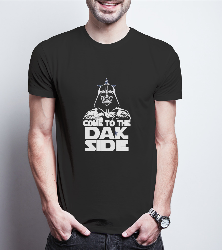 Come To The Dak Side Darth Vader Dallas Cowboys Fans T-Shirt