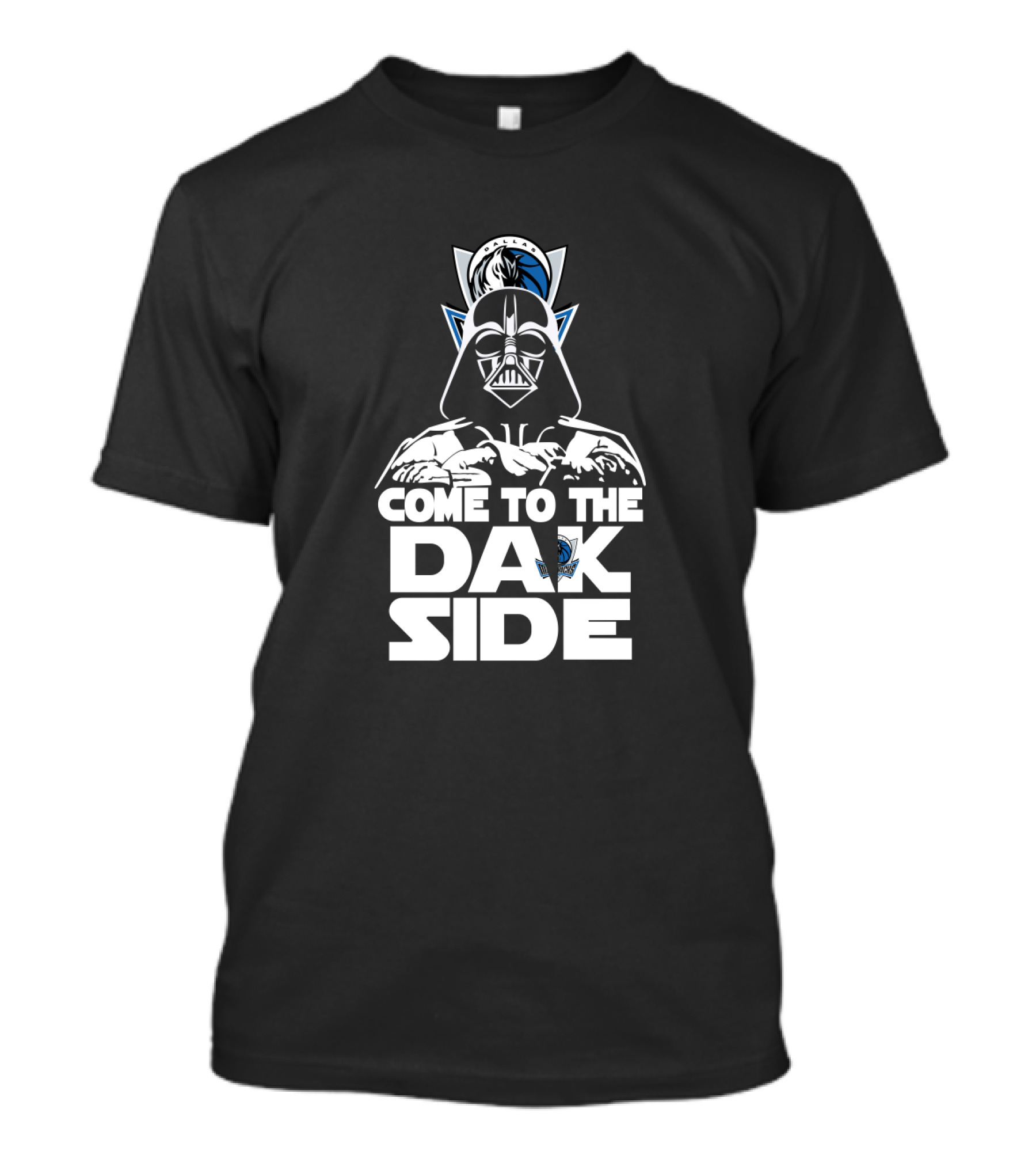 Come To The Dak Side Darth Vader Dallas Mavericks Fans T-Shirt